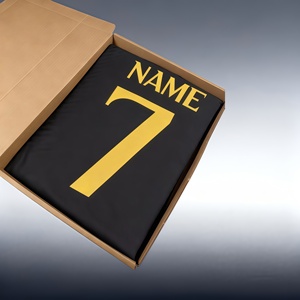 طقم قمصان كرة قدم مخصص للرجال من البوليستر 100٪ قابل للطباعة بالتسامي، زي رياضي موحد لكرة القدم مع شعار، متوفر بالجملة - Product Image 1