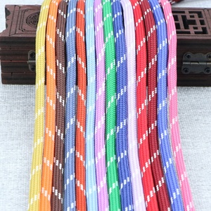 Cuerda Trenzada Recubierta Hecha a Mano de 32 Hilos, 3-5mm, 100% Poliéster para Bolsos, Cordones de Zapatos, Prendas y Calzado, Colorida - Product Image 2