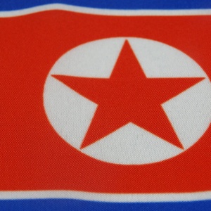 Bandera de Escritorio de Corea del <span class=keywords><strong>Norte</strong></span> al por Mayor, 14x21cm, Mini Bandera Nacional de la DPRK de Poliéster con Soporte de Plástico Negro - Product Image 4