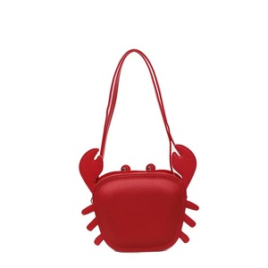 Monedero de <span class=keywords><strong>piel</strong></span> sintética con estampado tipográfico de cangrejo de dibujos animados, estilo deportivo, con cremallera, lindo y pequeño, para <span class=keywords><strong>mujer</strong></span>, con llavero - Product Image 5