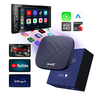 Carlinkit 8G 64Go 128Go Tbox Plus Android 13 Boîte Auto Dongle Sans Fil Ai Box Adaptateur TV Car Play pour Apple Youtube Netflix