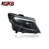 Ensemble de phares LED KGKB pour Benz Vito W447 2016-2024, style V300, animation de démarrage, double lentille, luminosité élevée 6000K