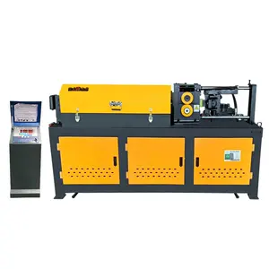 Fully Automatic Hydraulic Steel Angle Iron Coiling Rebar Straightening And Cutting Machine