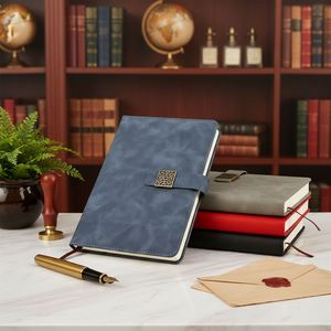 Casebound A5 Size Fitness Recording Medium Travel Journal 100gam Planner Notebook with logo - Product Image 2
