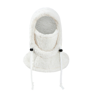 Pasamontañas de Forro Polar y Terciopelo, Resistente al Viento, Máscara Facial de Invierno, Pasamontañas de Forro Polar <span class=keywords><strong>para</strong></span> <span class=keywords><strong>Hombre</strong></span> y Mujer, Gorro Cálido, Bufanda - Product Image 4