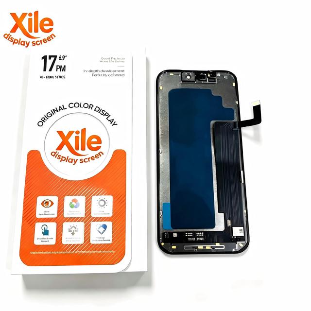 Mobile Phone In-cell LCD Display Touch Screen Digitizer Assembly 6.7" for 17 Pro Max Replacement Parts XL Brand 1 Year