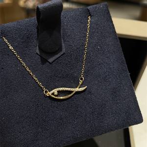 Collar de Plata de Ley S925 con Colgante de Gota de Agua Elegante y Borla de Diamantes Flotantes, Colgantes de Circonitas Apiladas - Product Image 3