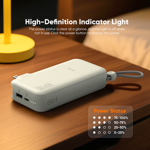 VIDVIE 10000mAh Alta capacidad Portátil Desmontable Plegable Enchufe Bancos de energía recargables con salida de CA - Product Image 6