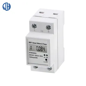 Smart Wifi Power Meter Single Phase Digital KWH Meter Watt Meter Smart Wifi Prepaid Electric Energy Meter