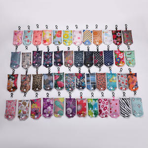 Bolsa de compras plegable ecológica reutilizable con estampado de letras y logotipo de fábrica de Vietnam, bolsa de asas de poliéster plegable portátil personalizada - Product Image 5