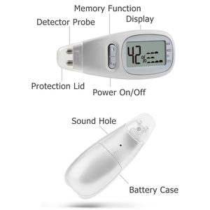 Testeur d'hydratation numérique portable pour le visage, analyseur de peau, corneomètre, mesureur d'hydratation cutanée, testeur d'eau et d'huile - Product Image 3