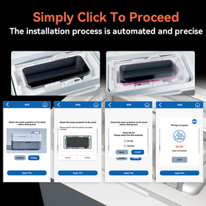 Nouveauté <span class=keywords><strong>Film</strong></span> Hydrogel Souple 2 en 1 à Découpe Intelligente Installation Automatique Protection d'Écran avec Polymérisation UV Machine de Découpe - Product Image 4