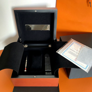 Luxury Wooden Watch <b>Box</b> with Rubber Strap & <b>Tool</b> <b>Set</b> - High-End Watch Storage <b>Box</b> for Diving Watches, Custom Logo Available - Product Image 1