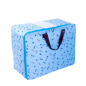 Clothing Organizer Storage Bag Rectangle 600D Oxford Cloth Printed With Flowers For <b>Bedding</b> Luggage Use - Product Image 5