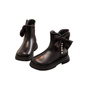 <span class=keywords><strong>Stivaletti</strong></span> Chelsea alla Moda per Bambine, Nuova Collezione Autunno Inverno 2025, Stivali Pelosi Stile Martin per Piccole Principesse - Product Image 1