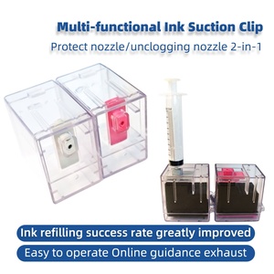 Clip d'aspiration multifonction Hicor compatible <span class=keywords><strong>HP</strong></span> et cartouches jet d'<span class=keywords><strong>encre</strong></span> - Outil de remplissage <span class=keywords><strong>pour</strong></span> cartouches vides - Usage par l'utilisateur final - Product Image 1