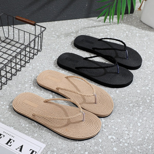 <span class=keywords><strong>Chanclas</strong></span> de Verano para <span class=keywords><strong>Hombre</strong></span>, Simples, Planas, de Color Sólido, con Punta Abierta, Modernas, de EVA, de <span class=keywords><strong>Paja</strong></span>, Casuales, para la Playa - Product Image 1