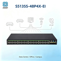 Commutateur réseau H3C S5135S-48P4X-EI POE SNMP VLAN QoS couche 3 52 ports en stock