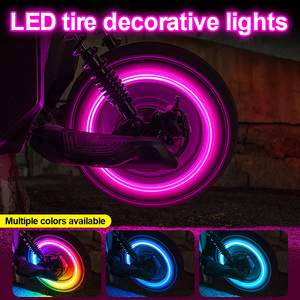 Luces LED Flotantes de Colores <span class=keywords><strong>para</strong></span> Ruedas de Coche, Aptas <span class=keywords><strong>para</strong></span> Bicicletas y Motocicletas, Activadas Automáticamente por Sensores - Product Image 2