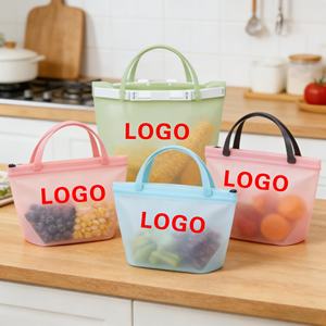 ถุงซิลิโคนเก็บน้ำนมแม่แบบกันน้ำ ใช้ซ้ำได้ ปลอดสาร BPA พร้อมโลโก้สั่งทำได้ ขายส่ง - Product Image 1