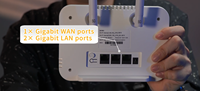 Router WIFI5 4G CAT6 Berkinerja Tinggi AC1200 Modem 4G Router WiFi OpemWRT untuk Penggunaan Internet Industri IoT Gateway