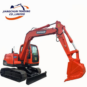 Mini-excavatrice Doosan DX80 d'occasion à vendre, excavatrice à chenilles fiable pour les travaux de construction et les applications utilitaires - Product Image 1