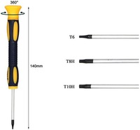 Kit de 7 tournevis Torx T8 T6 T10 pour la réparation des manettes Xbox One/360/PS3/PS4