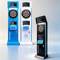 Machine à fléchettes électronique professionnelle en fer pour adultes, à monnayeur, pour intérieur, certifiée CE, modèle personnalisable X-5