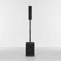 Enceinte colonne active professionnelle de 12 pouces, 700 W, en ABS, idéale pour les spectacles sur scène et les activités en extérieur