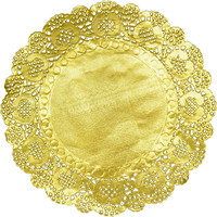 Napperons ronds en papier blanc de qualité alimentaire, napperons en dentelle pour la décoration de gâteaux et de desserts, vente en gros
