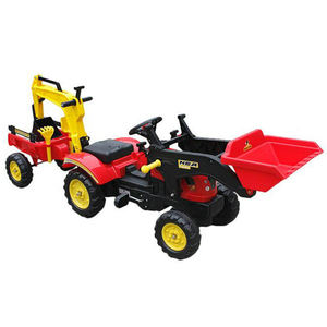 Bambini bambini <span class=keywords><strong>trattore</strong></span> <span class=keywords><strong>a</strong></span> <span class=keywords><strong>pedali</strong></span> corsa su auto <span class=keywords><strong>giocattolo</strong></span> escavatore <span class=keywords><strong>trattore</strong></span> con secchio scavatrice rimovibile - Product Image 3