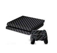Peau en fibre de carbone de différentes couleurs antidérapantes pour Play Station 5 Game Player