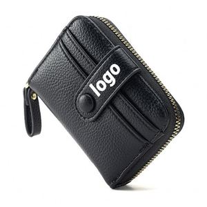 Lychee Pattern Short Style Women's Korean Style Coin Large Capacity Multi-<b>card</b> Slot Zipper Accordion <b>Card</b> <b>Wallet</b> - Product Image 1