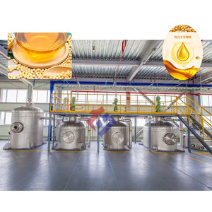 Full Refined Production Cooking Oil Line Soya Deodorization Refinery Oil Machine - Product Image 1