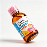 Étiquettes personnalisées Haoxuan pour bouteilles de sirop pour enfants, autocollants adhésifs laminés imprimés en couleur pour l'emballage des produits de santé
