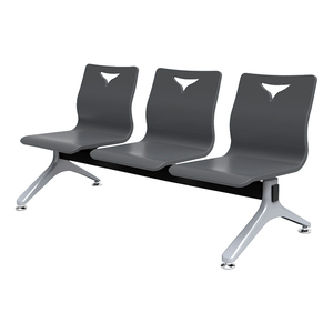 Chaises ergonomiques modernes en PU pour salle d'attente d'hôpital, sièges durables pour espaces publics (centre commercial et école), faciles à nettoyer - Product Image 1