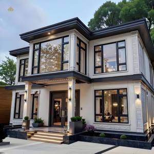 Villa Moderne <span class=keywords><strong>de</strong></span> Luxe <span class=keywords><strong>de</strong></span> Style Néo-Classique à Deux Étages avec Détails en Pierre Ornés et Toit Contrasté, Service <span class=keywords><strong>de</strong></span> Rénovation et <span class=keywords><strong>de</strong></span> Conception - Product Image 1