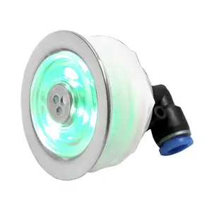 Stainless steel three hole air bubble jet led light for bathtub Underwater Light LED 12V IP68 RGB Massage Bathtub LED Light