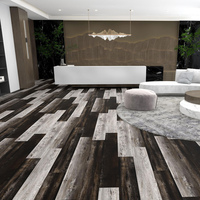 Revêtement de sol LVT imitation chêne 4 mm, faible teneur en COV, sans odeur, imperméable, pour appartements locatifs modernes et sols de résidences étudiantes