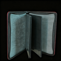 Classeur de collection de cartes à 9 pochettes en similicuir avec fermeture éclair pour cartes Magic the Gathering, classeur portable pour cartes de jeu