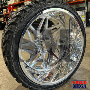 Jantes de camion forgées sur mesure, polies miroir, pour Ram 2500, 20, 22, 24, 26 pouces, 6x139.7, tout-terrain, haute capacité de charge - Product Image 3