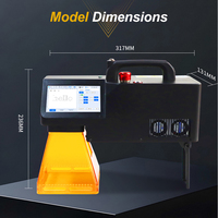 Machine de marquage laser UV 5W haute précision portable pour le marquage du verre, du métal et du plastique
