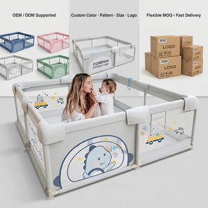 Parcs de jeu pour bébés et tout-petits, sans interstice, anti-escalade, pour le plaisir en intérieur, barrière de sécurité pour bébé - Product Image 1
