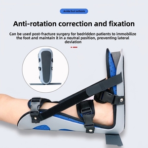 Attelle de nuit orthopédique anti-rotation pour <span class=keywords><strong>pied</strong></span> tombant, 0,4 kg, avec doublure amovible et plaque stabilisatrice en acier, pour la récupération après une chirurgie de la tête fémorale - Product Image 6