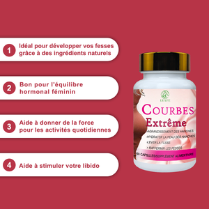 Conjunto de aumento de glúteos Curva de límite de cadera Mejora y rellena tus glúteos Suplementos herbales Traje de levantamiento de glúteos - Product Image 3