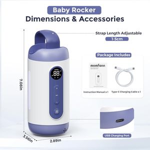 Baby Soothing Sleep Aid White Noise <b>Machine</b> Portable For Stroller Crib With Music And Sound Therapy Blue And White - Product Image 2