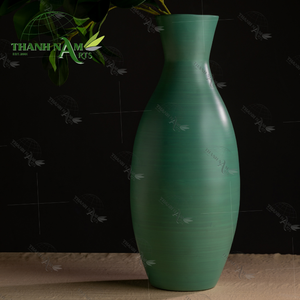 Recién llegado, soporte de flores de bambú mínimo ecológico, jarrón de bambú decorativo para el hogar rústico y la exhibición de mesa - Product Image 3