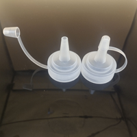 Capuchon 38/410 avec bec verseur pointu, capuchon de bouteille en plastique pour bouteilles de ketchup