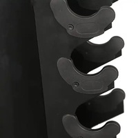 Support d'haltères vertical de 10 paires pour la conception d'arbre d'équipement peu encombrant de gymnastique à domicile pour le stockage de poids libres