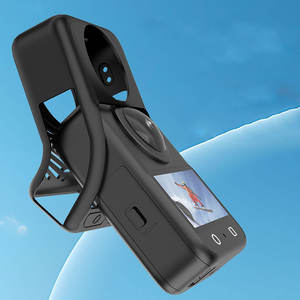 Funda de Silicona al <span class=keywords><strong>Precio</strong></span> Más Bajo para Cámara <span class=keywords><strong>DJI</strong></span> <span class=keywords><strong>OSMO</strong></span> 360, Cubierta de Cuerpo con Tapa de Lente, Protector de Goma de Silicona, Accesorios - Product Image 5